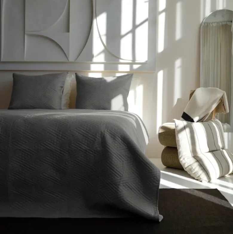 Bedsprei Layers - Zilver
