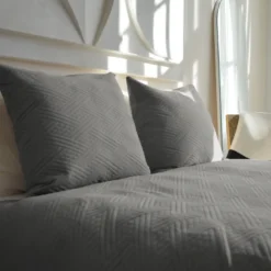 Bedsprei Layers - Zilver
