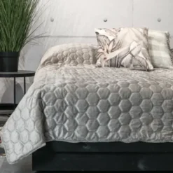 Bedsprei Peggy - Lichtgrijs