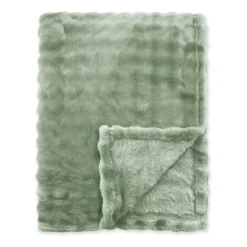 Bedsprei Ribbed Comfort -Olijfgroen