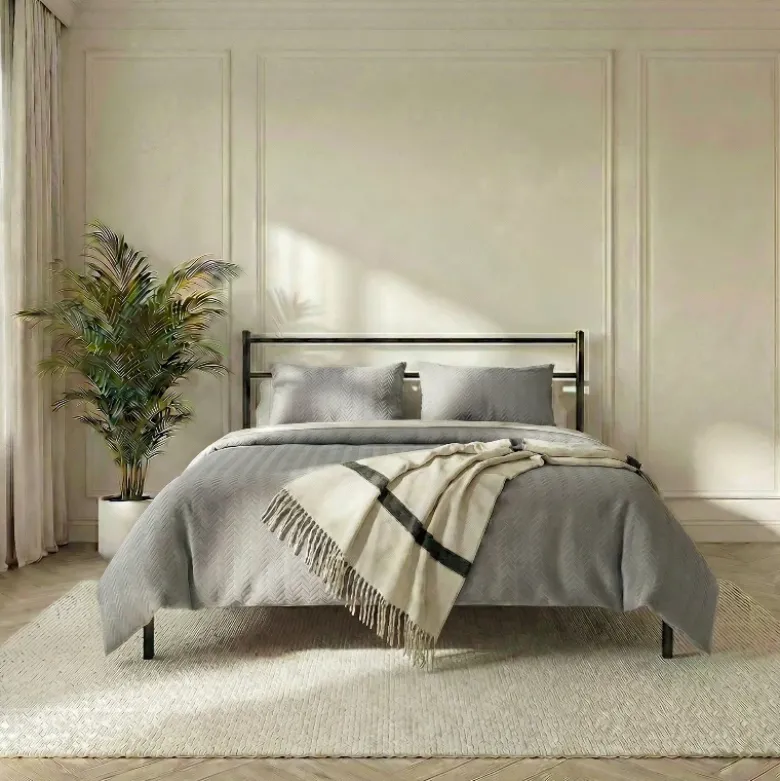 Bedsprei Rope - Zilver