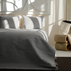 Bedsprei Rope - Zilver