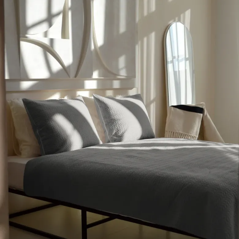 Bedsprei Rope - Zilver