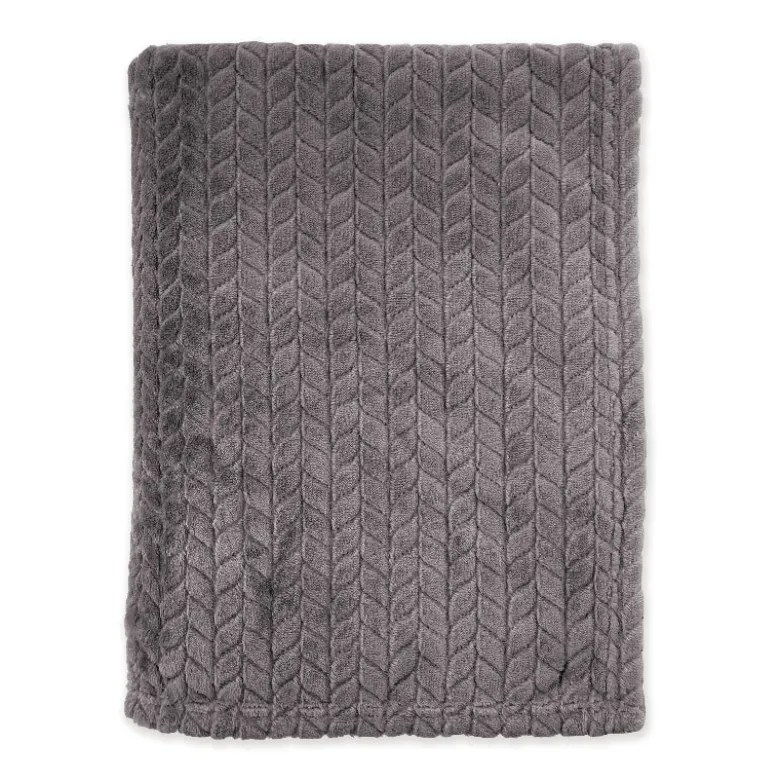 Bedsprei Twill Touch - Antraciet