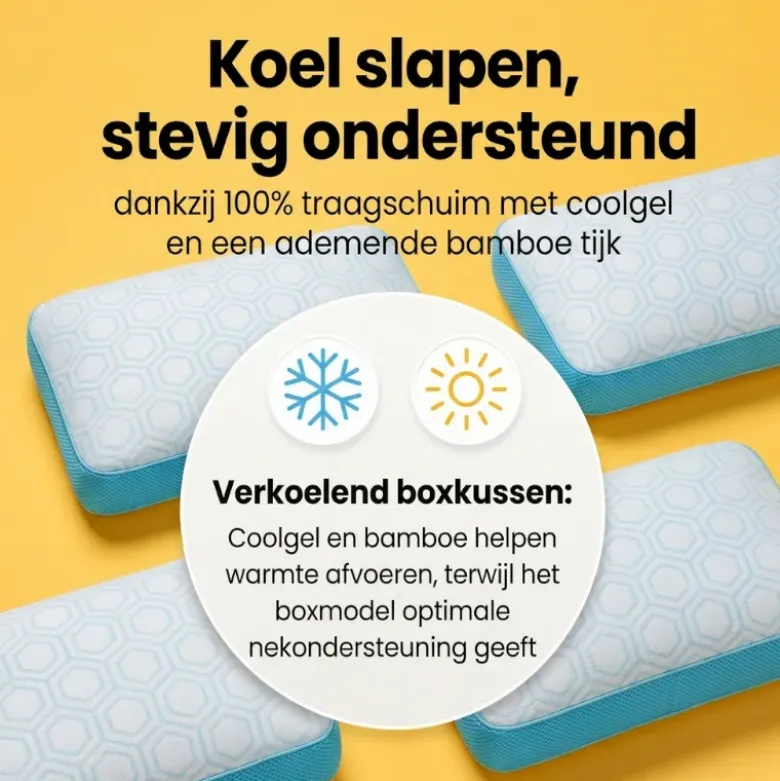 Boxkussen - Cool Touch Technology