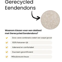 Dekbed Dons - 50% Eendendons - All Season