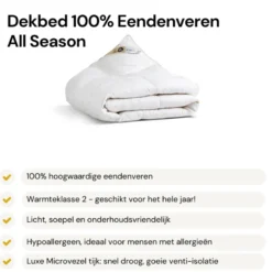 Dekbed - 100% Eendenveren - All Season