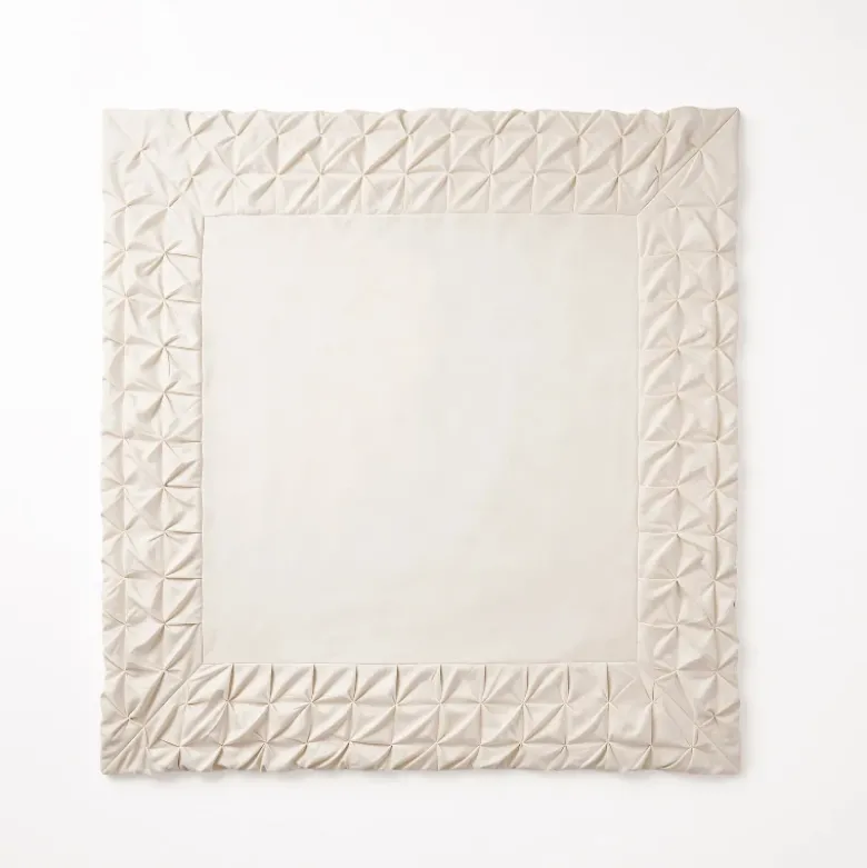 Dekbedovertrek Border Pintuck - Beige