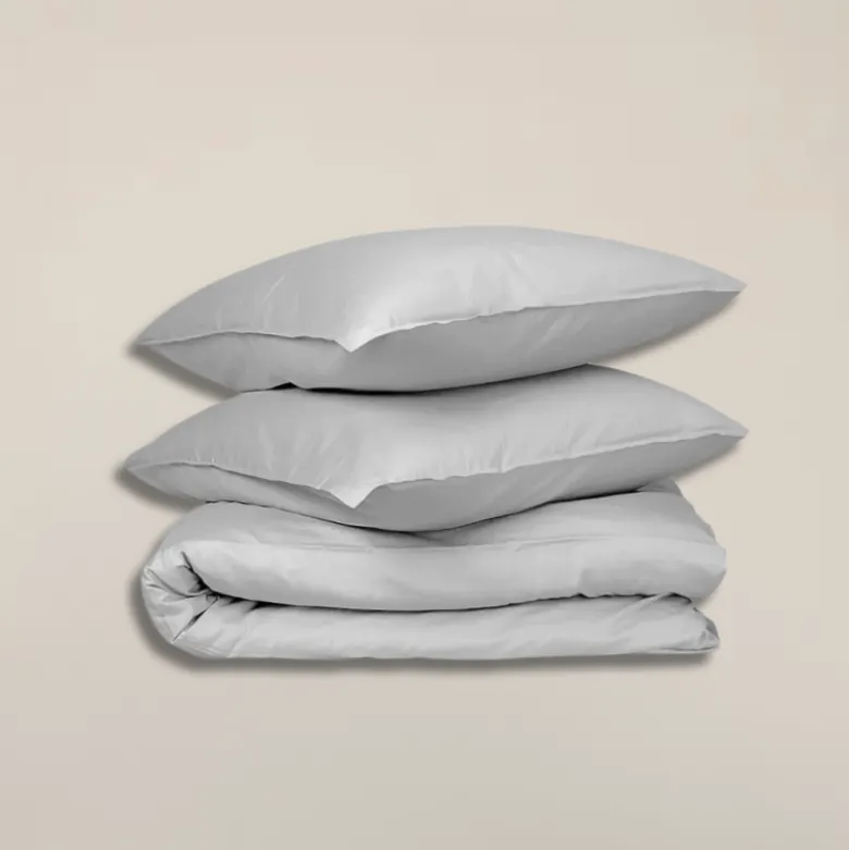 Dekbedovertrek Egyptisch Katoen - Uni - Grijs