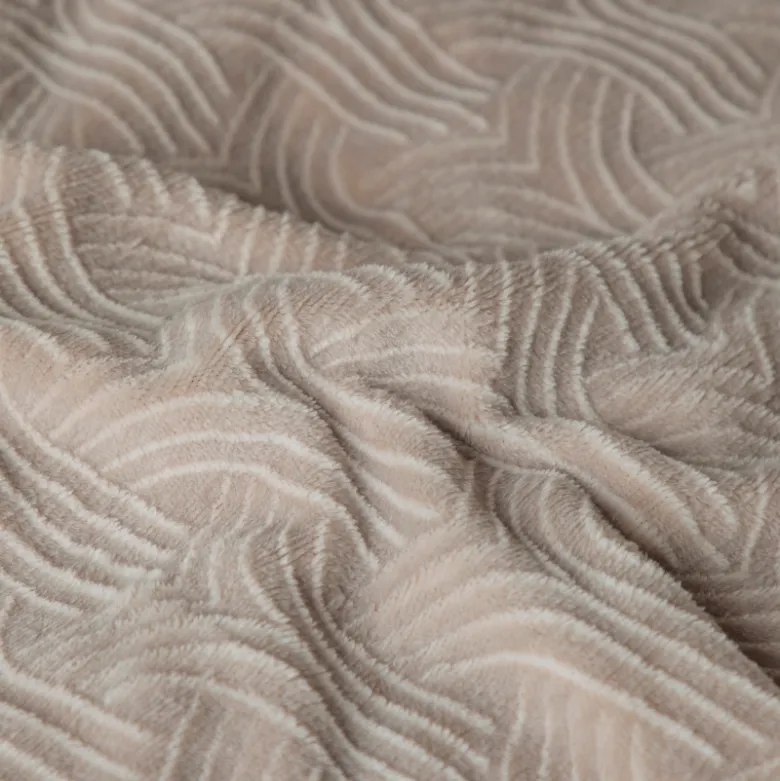 Dekbedovertrek Flanel Art - Taupe