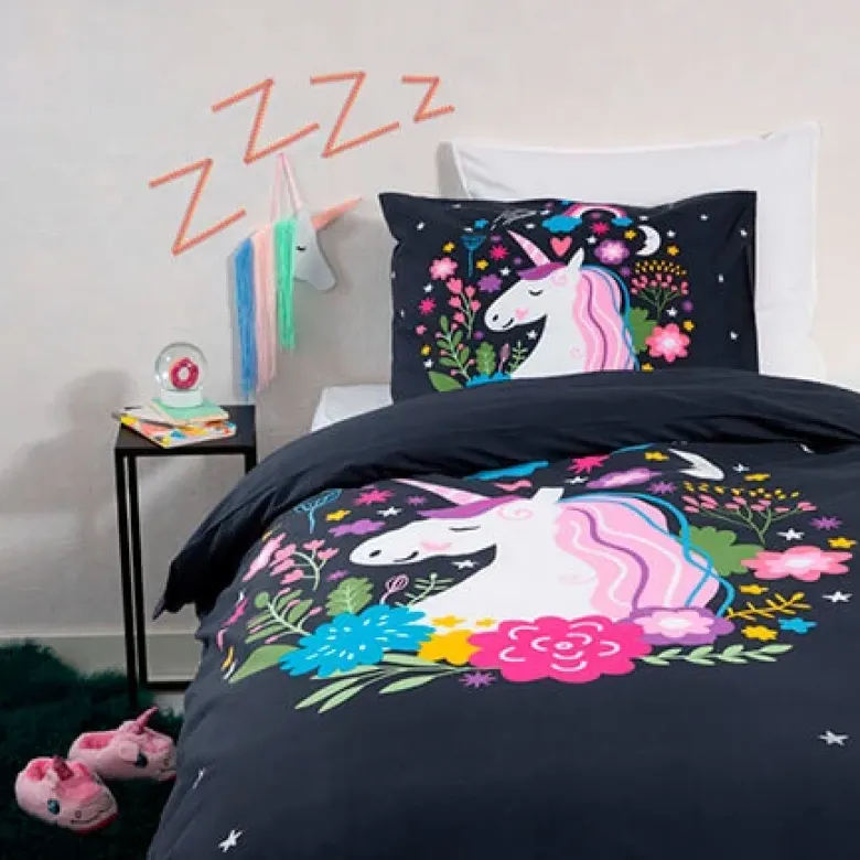 Dekbedovertrek Happy Unicorn