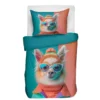 Dekbedovertrek Katoen - Animal Couture - Lama