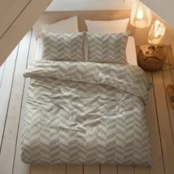 Dekbedovertrek Katoen-Flanel - Chevron