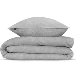 Dekbedovertrek Katoen - Paisley di Lino - Dove Grey