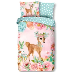 Dekbedovertrek Katoen - Sweet Bambi