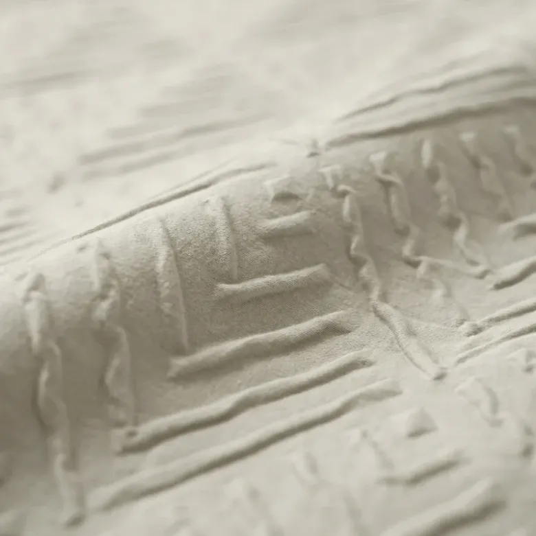 Dekbedovertrek Modern Geo 3D - Crème