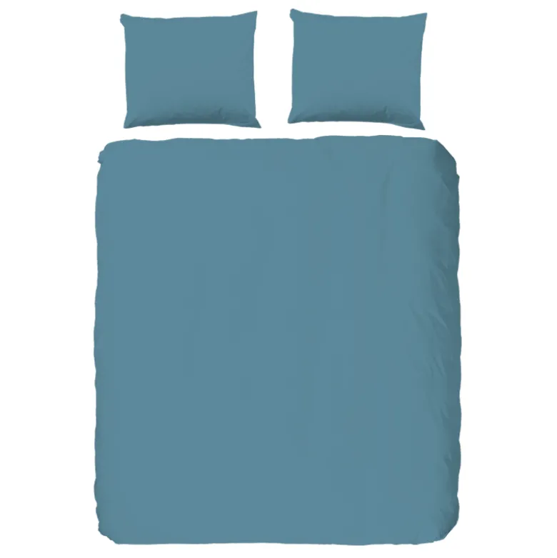 Dekbedovertrek Percale-Katoen - Blauw
