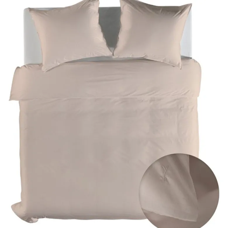 Dekbedovertrek Percale-Katoen - Beige
