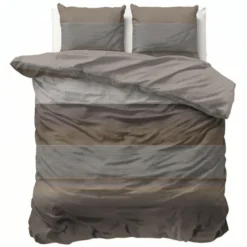 Dekbedovertrek Percale-Katoen - Stripe Geometrie