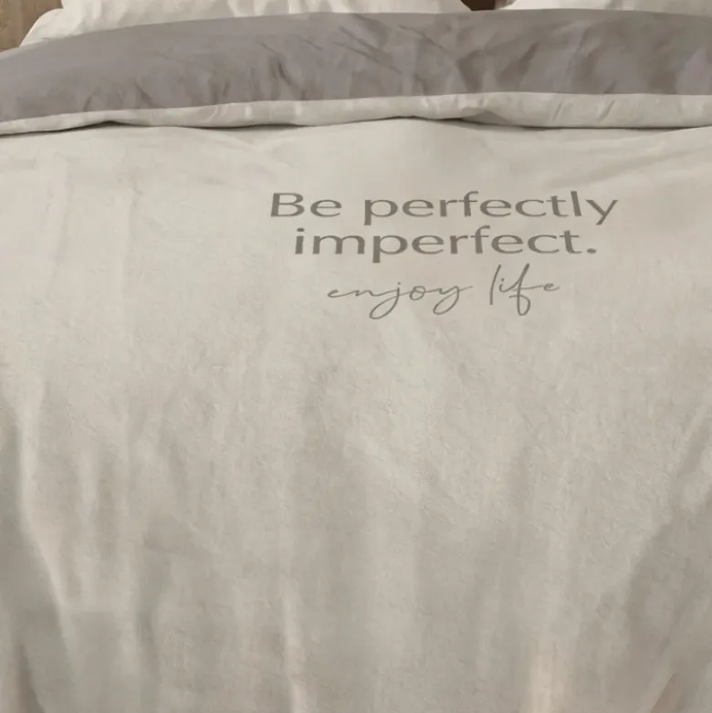 Dekbedovertrek Percale-Katoen - Perfectly Imperfect