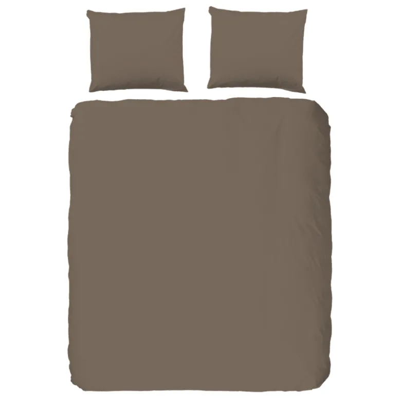 Dekbedovertrek Pure Uni - Taupe
