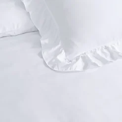 Dekbedovertrek Ruffles - Wit