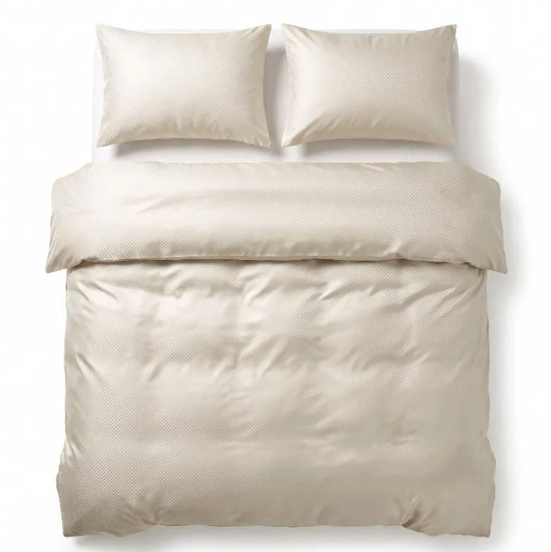 Dekbedovertrek Satin Point - Creme