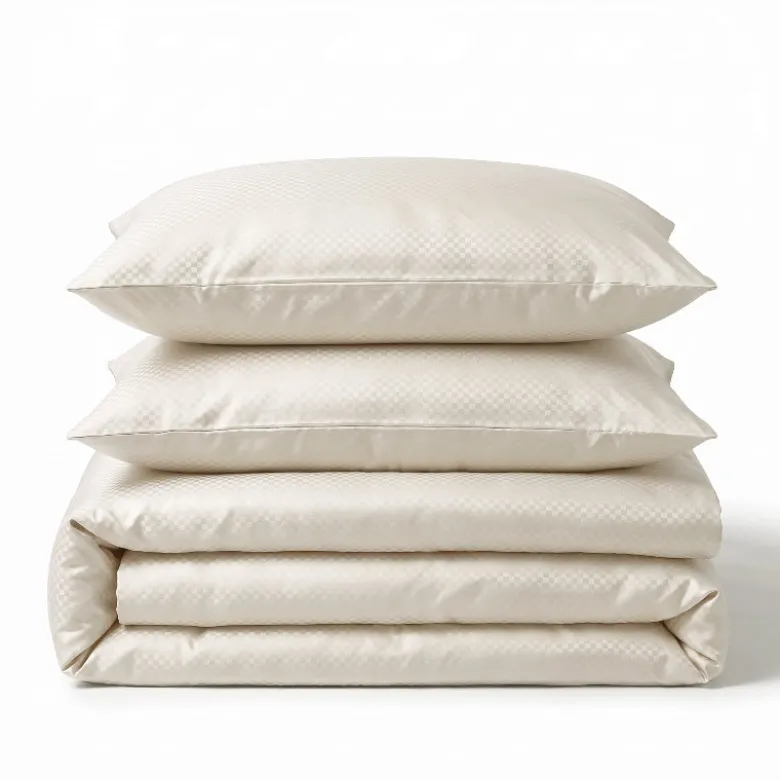 Dekbedovertrek Satin Point - Creme
