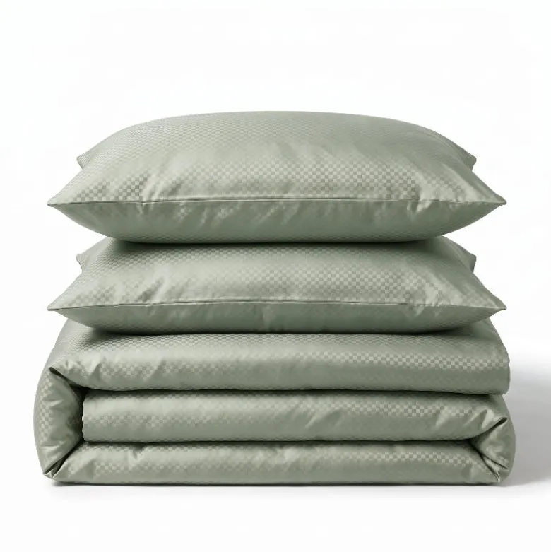 Dekbedovertrek Satin Point - Groen