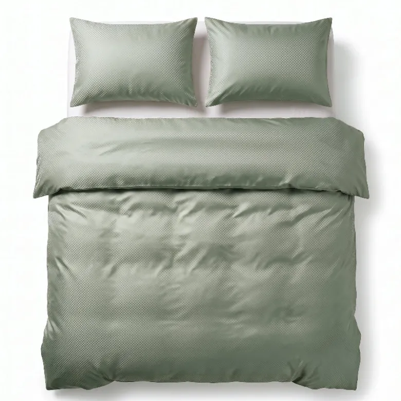 Dekbedovertrek Satin Point - Groen