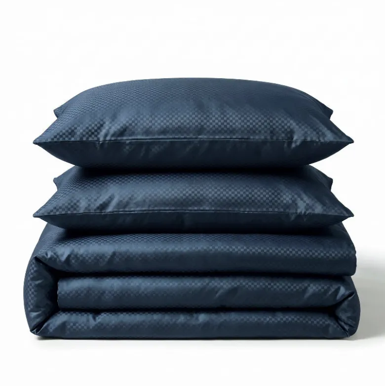 Dekbedovertrek Satin Point - Navy