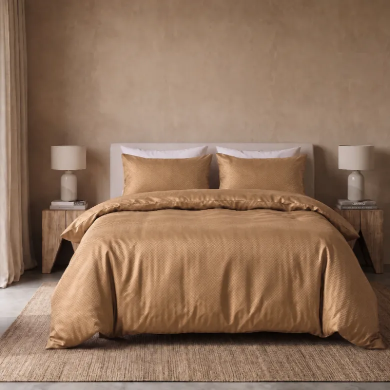 Dekbedovertrek Satin Point - Taupe