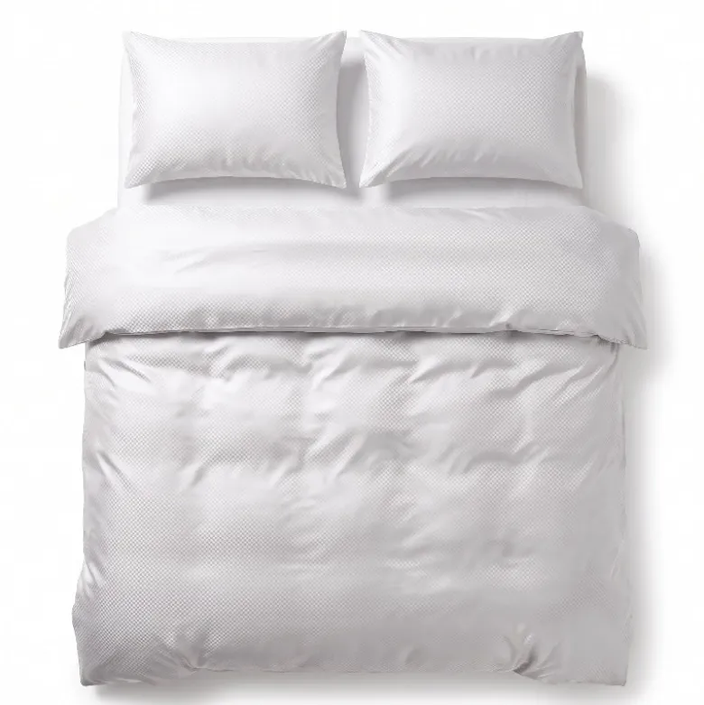 Dekbedovertrek Satin Point - Wit