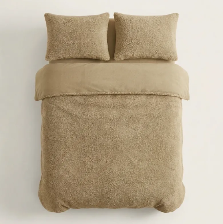Dekbedovertrek Teddy - Blush Taupe