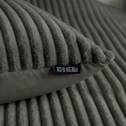 Dekbedovertrek Teddy Rib - Antraciet