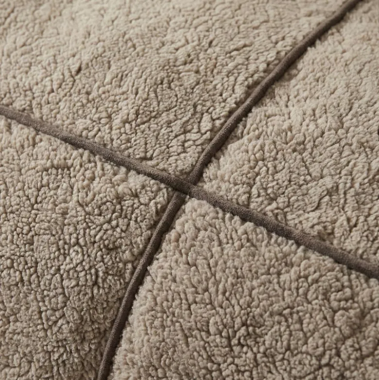 Dekbedovertrek Teddy Trim - Taupe