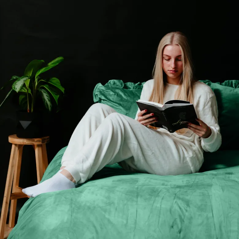 Dekbedovertrek Velvet Ruffles - Groen