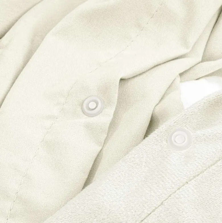 Dekbedovertrek Velvet Uni - Creme