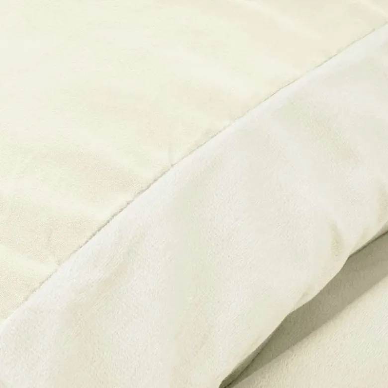 Dekbedovertrek Velvet Uni - Creme