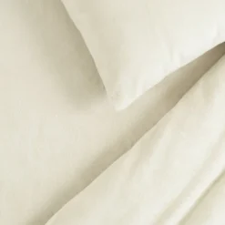 Dekbedovertrek Velvet Uni - Creme