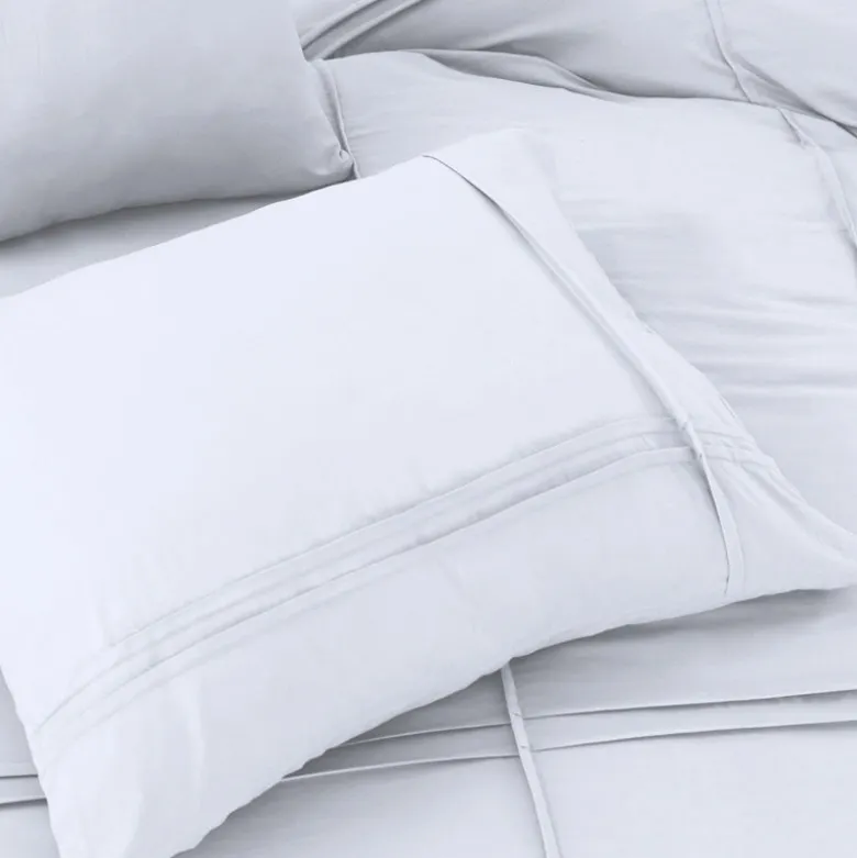 Dekbedovertrek Washed Tufted - Wit