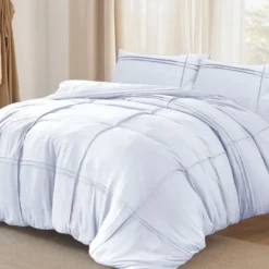 Dekbedovertrek Washed Tufted - Wit
