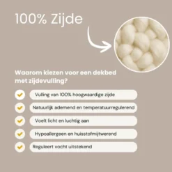 Dekbed - 100% Zijde - All Season