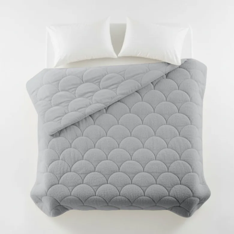 Easy Dekbed Teddy - Lichtgrijs