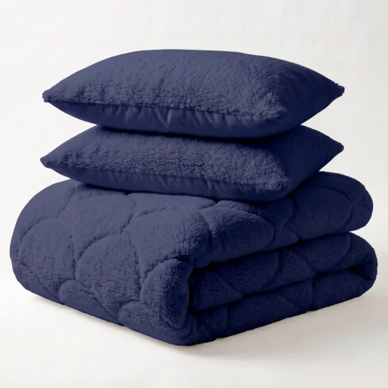 Easy Dekbed Teddy - Navy