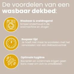 Easy Dekbed Zonder Overtrek - Antraciet
