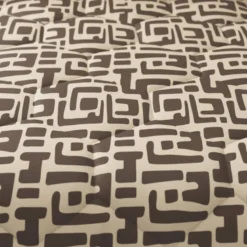Easy Dekbed Zonder Overtrek - Abstract - Bruin