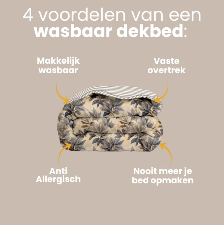 Easy Dekbed Zonder Overtrek - Autumn Leafs