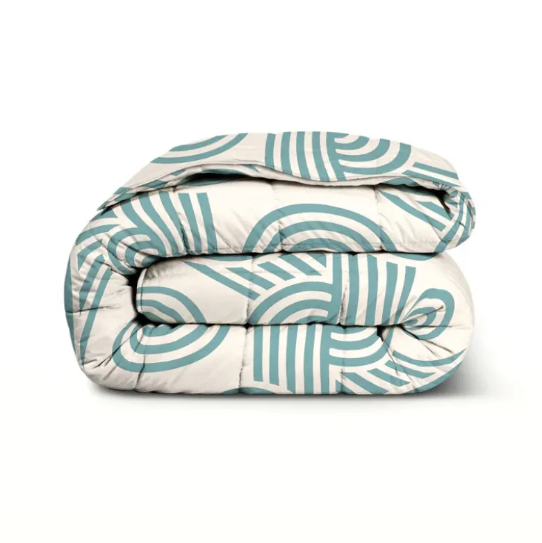Easy Dekbed Zonder Overtrek - Curvy Lines