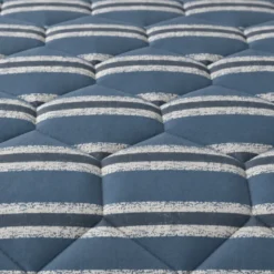 Easy Dekbed Zonder Overtrek - Double Stripe - Blauw